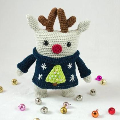 Rudy the square reindeer - crochet ..