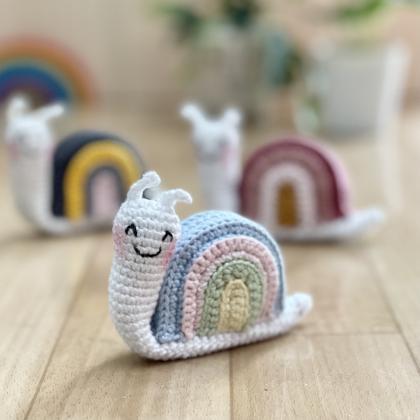 The rainbow snails | PDF crochet pa..
