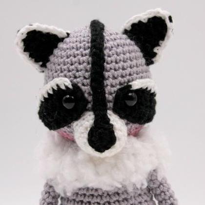 Crochet Pattern: Willy The Mini Raccoon