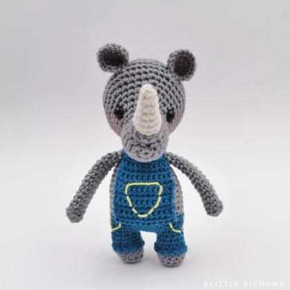 Crochet Pattern: Noam The Mini Rhinoceros