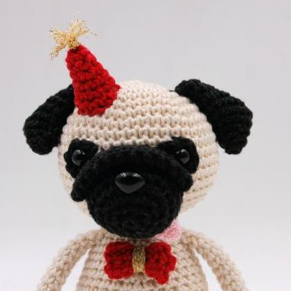 Crochet Pattern: Leon The Mini Pug