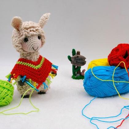 Crochet Pattern: Pedro The Mini Llama