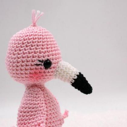 Crochet Pattern: Eva The Mini Flamingo