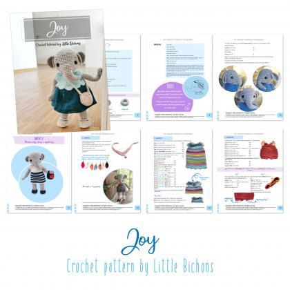 Joy The Elephant | Pdf Crochet Pattern