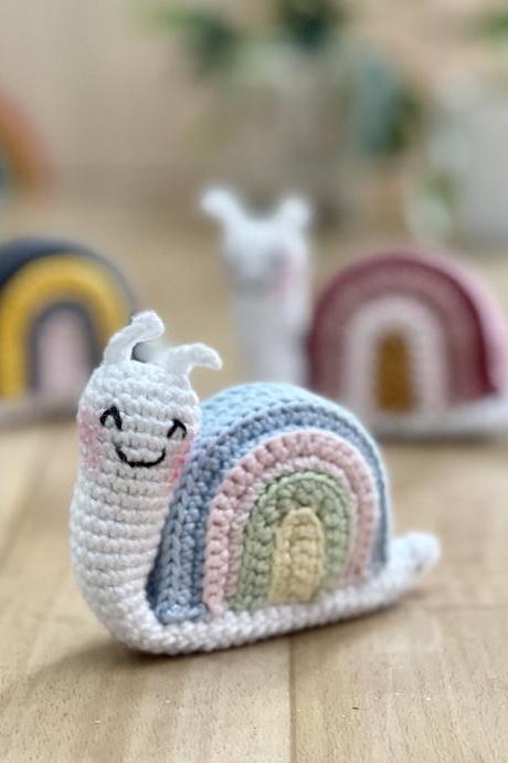 The Rainbow Snails | Pdf Crochet Pattern
