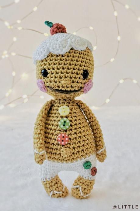 Josh the gingerbread man | PDF crochet pattern