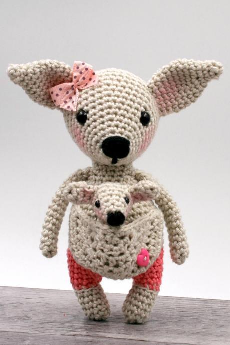 Crochet Pattern: Amelia The Mini Kangaroo
