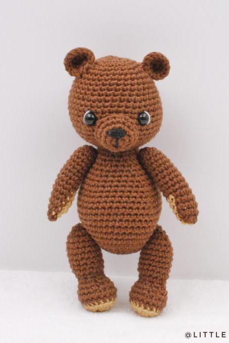 Crochet Pattern: Martin The Brown Bear
